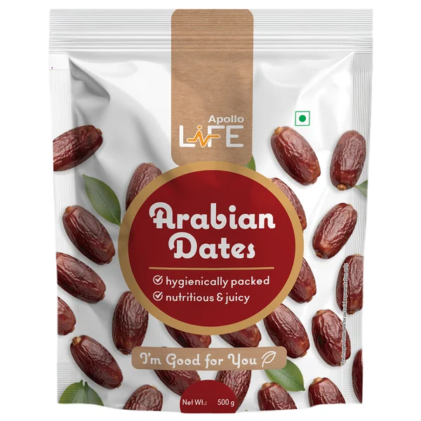 Apollo Life Arabian Dates, 500 gm