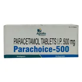 Apollo Pharmacy Parachoice 500 mg, 10 Tablets, Pack of 10 TABLETS