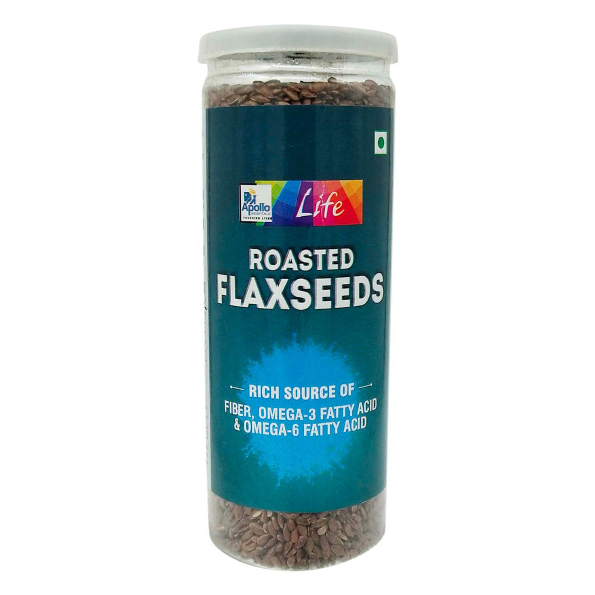 Buy Apollo Life Roasted Flaxseed Whole Grain, 150 gm Online