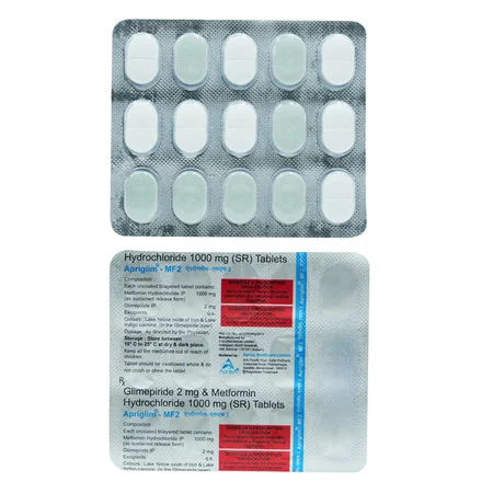 Apriglim-MF2 Tablet 15's
