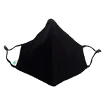Apollo Life Reusable 4ply Black Face Mask, 2 Count