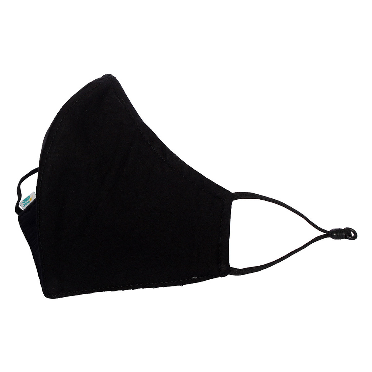 Apollo Life Reusable 4ply Black Face Mask, 2 Count, Pack of 2 Apollo Life Reusable 4ply Black Face Mask, 2 Count, Pack of 2