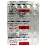 Apresol 25 mg Tablet 