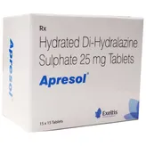 Apresol 25 mg Tablet 30's, Pack of 30 TabletS