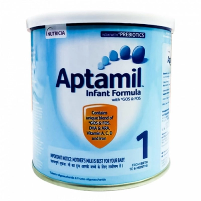 Aptamil Infant Formula Stage 1 Powder, 200 gm, Pack of 1