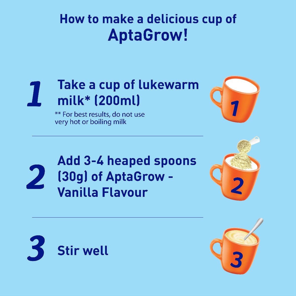 AptaGrow Vanilla Flavour Nutrition Powder, 400 gm, Pack of 1 AptaGrow Vanilla Flavour Nutrition Powder, 400 gm, Pack of 1