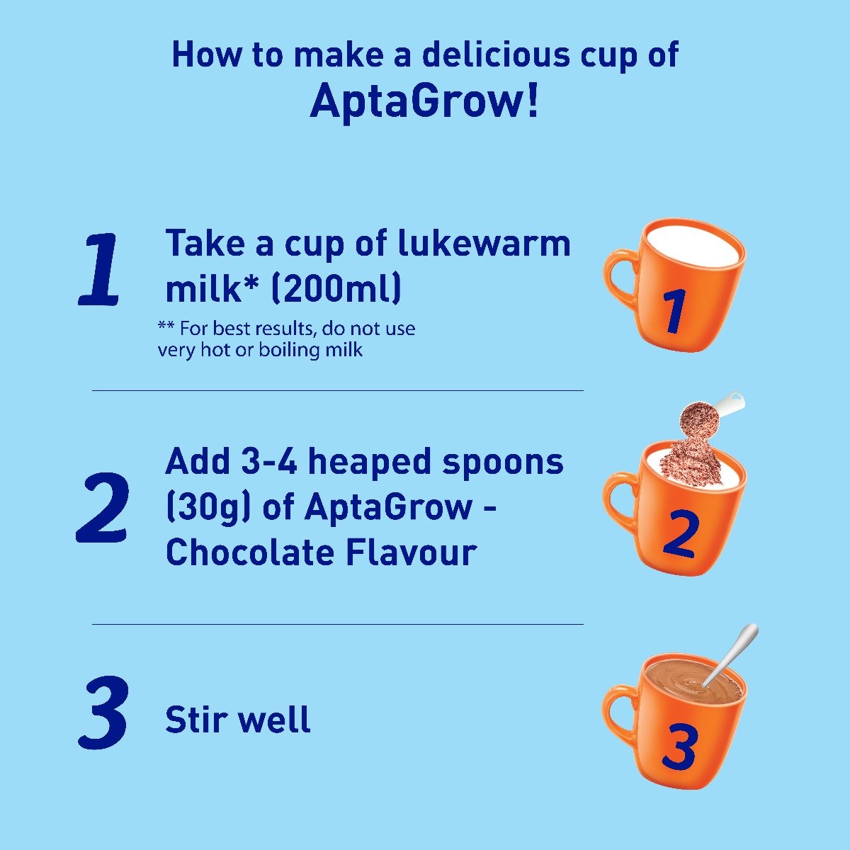 AptaGrow Chocolate Flavour Nutrition Powder, 400 gm, Pack of 1 AptaGrow Chocolate Flavour Nutrition Powder, 400 gm, Pack of 1