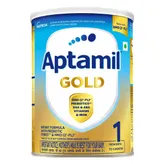 Aptamil Gold Infant Formula Stage 1 Powder, 400 gm Tin, Pack of 1