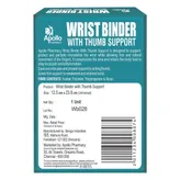 Apollo Pharmacy Wrist Binder With Thumb Support Universal, 1 Count, Pack of 1