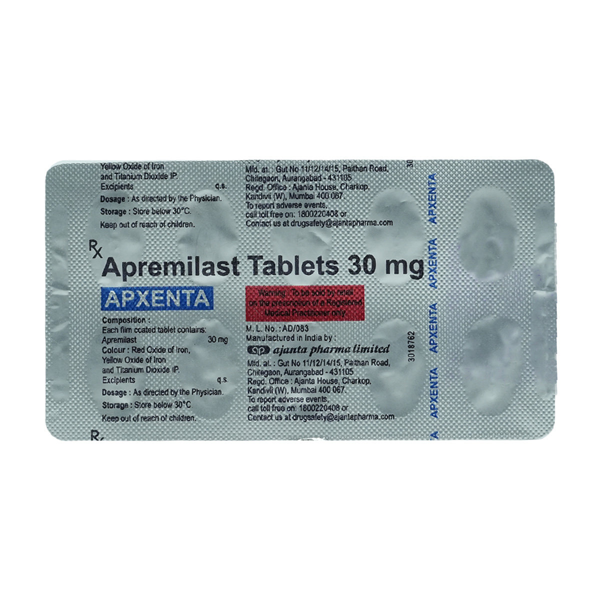 Apxenta Tablet 10's, Pack of 10 TABLETS Apxenta Tablet 10's, Pack of 10 TABLETS