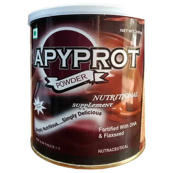 Apyprot Chocolate Flavour Powder, 200 gm Tin