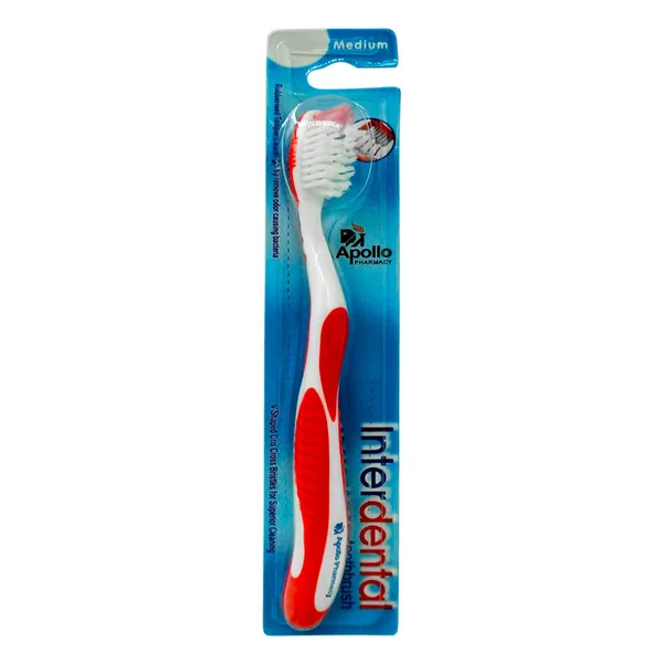 Apollo Pharmacy Zig Zag Interdental Toothbrush, 1 Count, Pack of 1