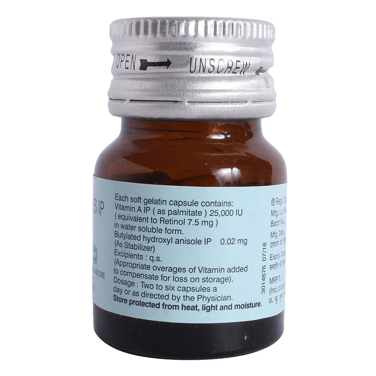 Aquasol A Capsule 30's, Pack of 1 Aquasol A Capsule 30's, Pack of 1