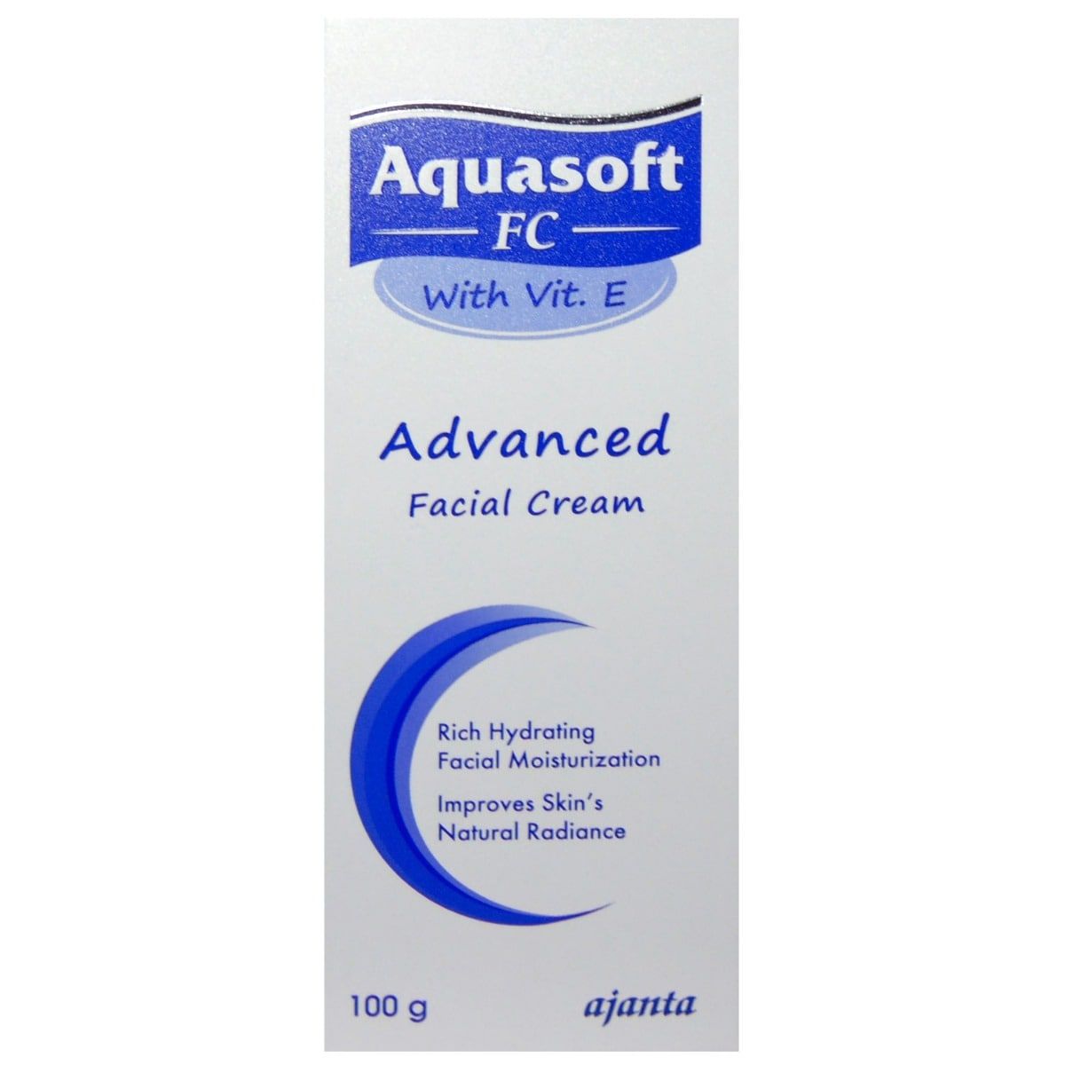 Buy Aquasoft FC Advanced Facial Cream 100 gm | With Vit E | Provides Hydration & Moisturisation Online