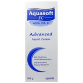 Aquasoft FC Advanced Facial Cream 100 gm | With Vit E | Provides Hydration &amp; Moisturisation, Pack of 1