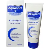 Aquasoft FC Advanced Facial Cream 100 gm | With Vit E | Provides Hydration &amp; Moisturisation, Pack of 1
