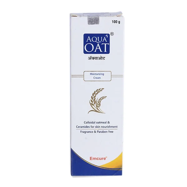 Aqua Oat Moisturizing Cream 100 gm | Colloidal Oats &amp; ceramides | For Skin Nourishment, Pack of 1