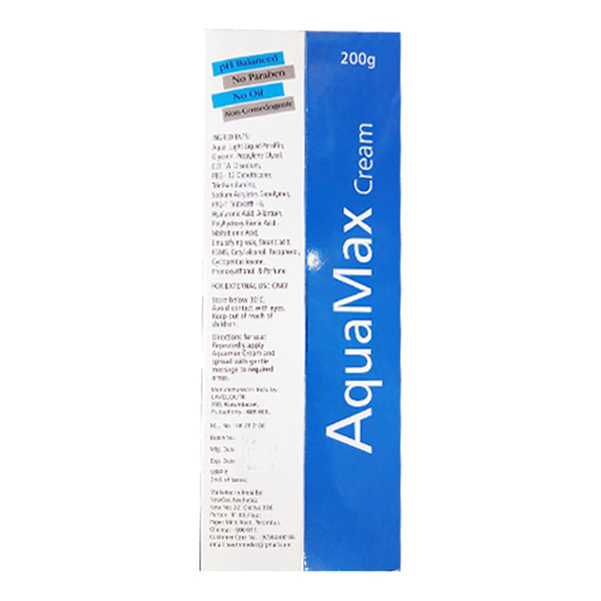 Aquamax Moisturising Cream 200 gm, Pack of 1 Aquamax Moisturising Cream 200 gm, Pack of 1