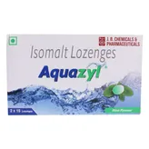 Aquazyl Mint Flavour Lozenges, 15 Count, Pack of 15
