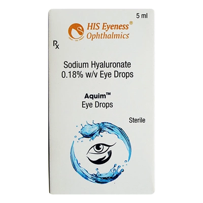 Aquim 0.18% Eye Drops 5Ml, Pack of 1 EYE DROPS