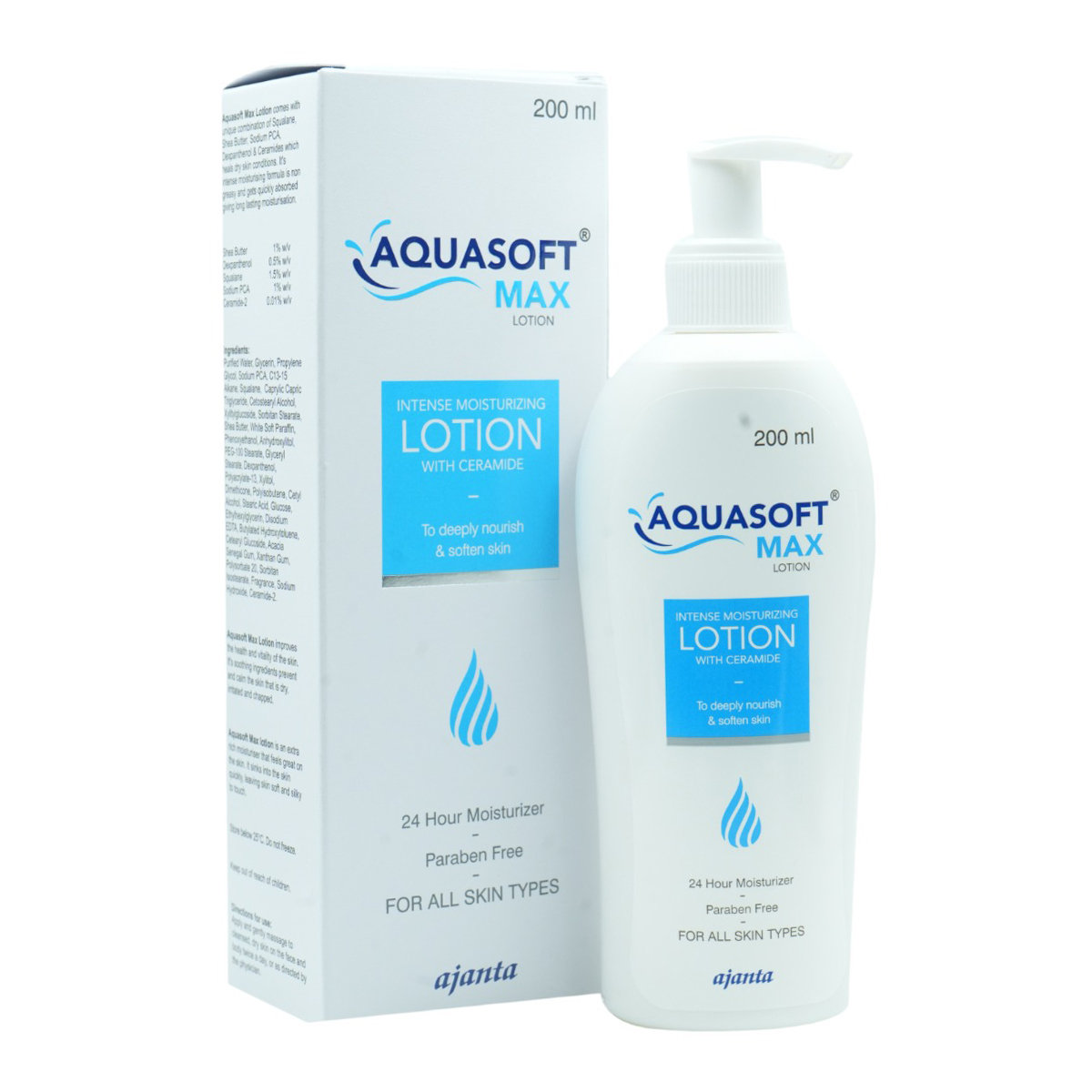 Aquasoft Max Intense Moisturising Lotion 200 ml, Pack of 1 Aquasoft Max Intense Moisturising Lotion 200 ml, Pack of 1
