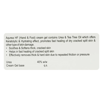 Aqurea HF Cream Gel 100 gm, Pack of 1 GEL