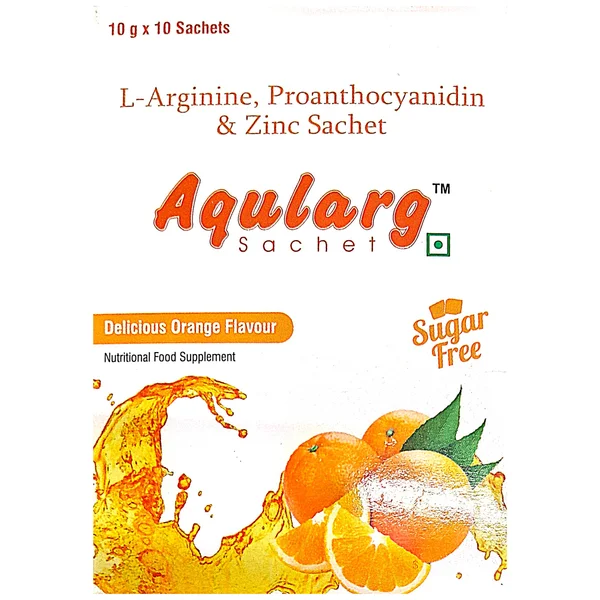 Aqularg Sugar Free Orange Flavour Powder 10 gm