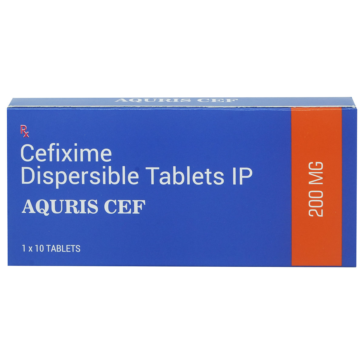 Aquris Cef 200 mg Tablet 10's, Pack of 10 TABLETS Aquris Cef 200 mg Tablet 10's, Pack of 10 TABLETS