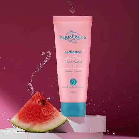 Aqualogica Radiance+ Smoothie Face Wash with Watermelon+Niacinamide, 100 ml
