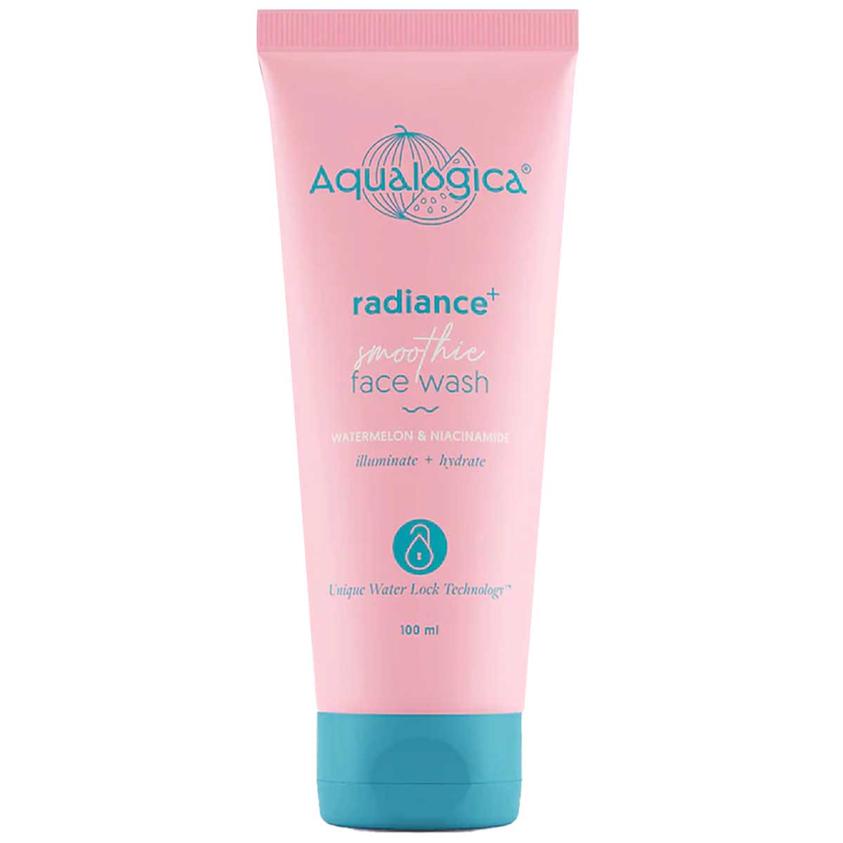 Aqualogica Radiance+ Smoothie Face Wash with Watermelon+Niacinamide, 100 ml, Pack of 1 Aqualogica Radiance+ Smoothie Face Wash with Watermelon+Niacinamide, 100 ml, Pack of 1