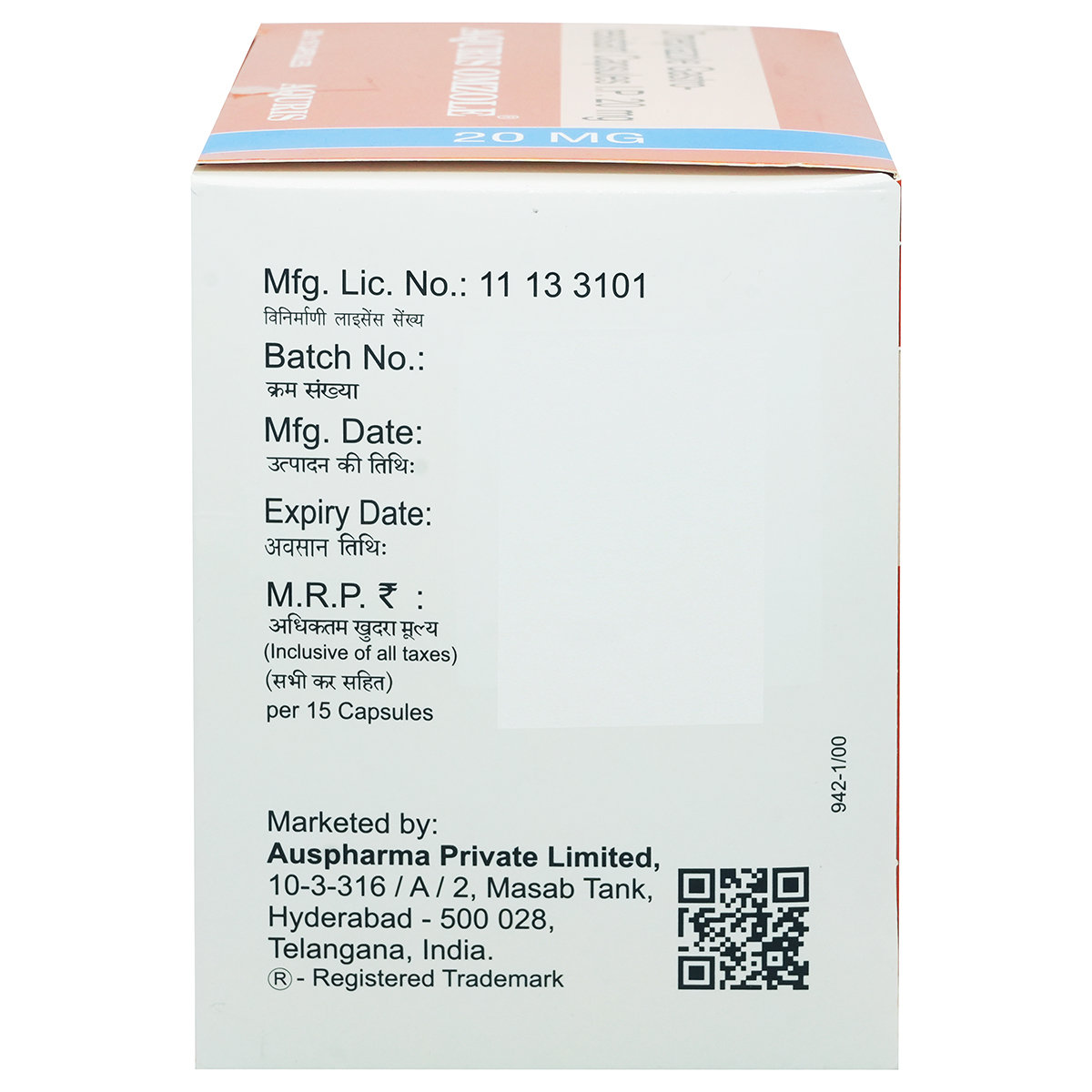 Aquris Omzole Capsule 15's, Pack of 15 CAPSULES Aquris Omzole Capsule 15's, Pack of 15 CAPSULES