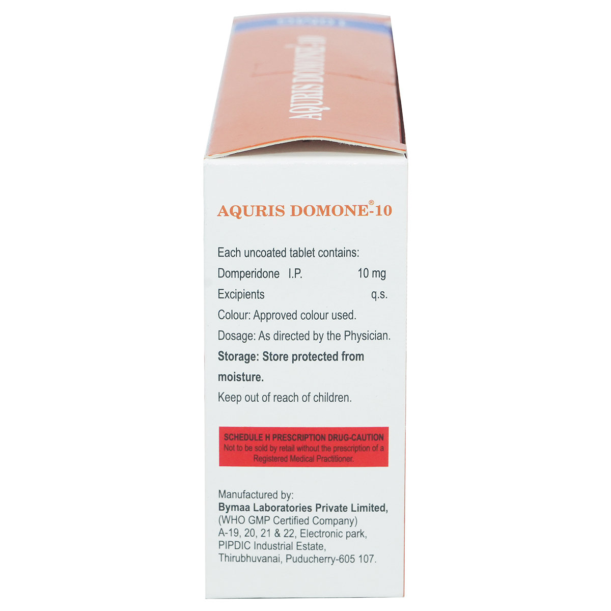 Aquris Domone-10 Tablet 10's, Pack of 10 TabletS Aquris Domone-10 Tablet 10's, Pack of 10 TabletS