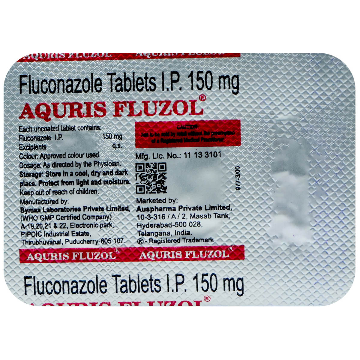 Aquris Fluzol Tablet 1's, Pack of 1 TABLET Aquris Fluzol Tablet 1's, Pack of 1 TABLET
