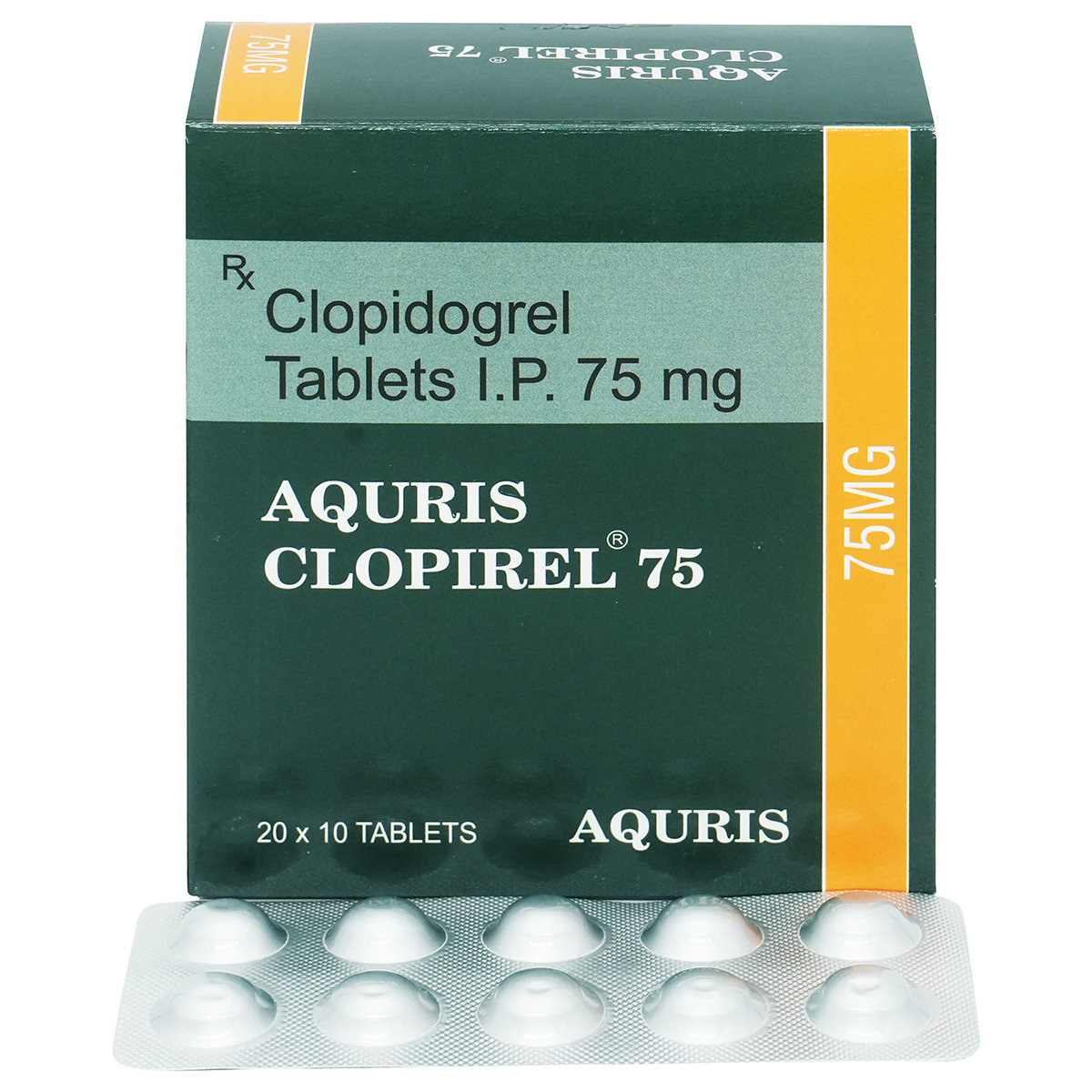 Aquris Clopirel 75 Tablet 10's, Pack of 10 TabletS Aquris Clopirel 75 Tablet 10's, Pack of 10 TabletS