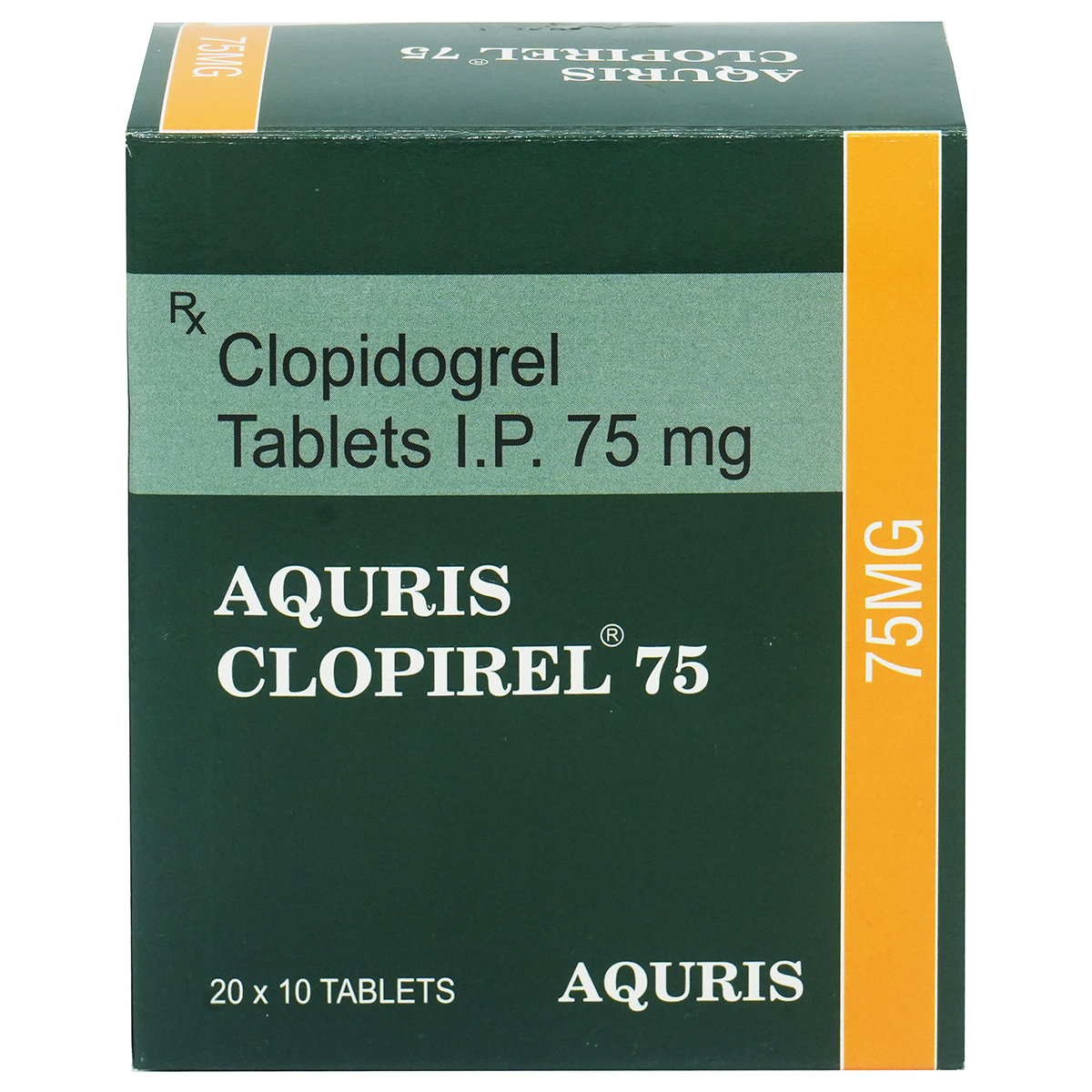 Aquris Clopirel 75 Tablet 10's, Pack of 10 TabletS Aquris Clopirel 75 Tablet 10's, Pack of 10 TabletS
