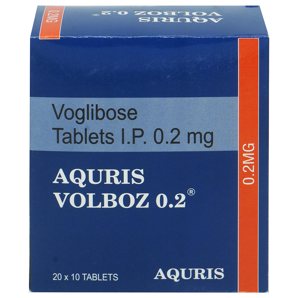 Aquris Volboz 0.2 Tablet 10's, Pack of 10 Aquris Volboz 0.2 Tablet 10's, Pack of 10