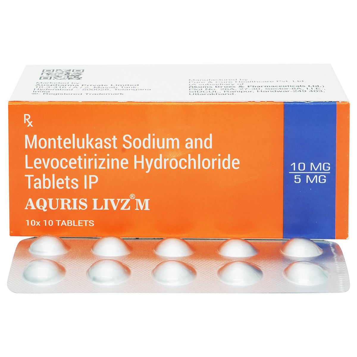 Aquris Livz M Tablet 10's, Pack of 10 Aquris Livz M Tablet 10's, Pack of 10