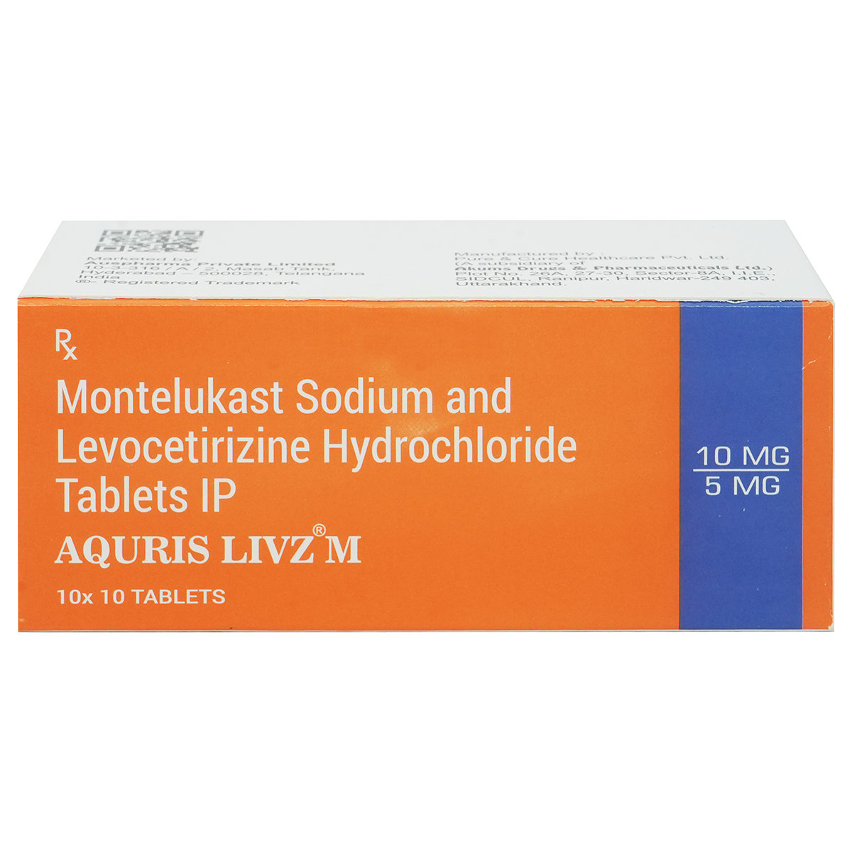Aquris Livz M Tablet 10's, Pack of 10 Aquris Livz M Tablet 10's, Pack of 10