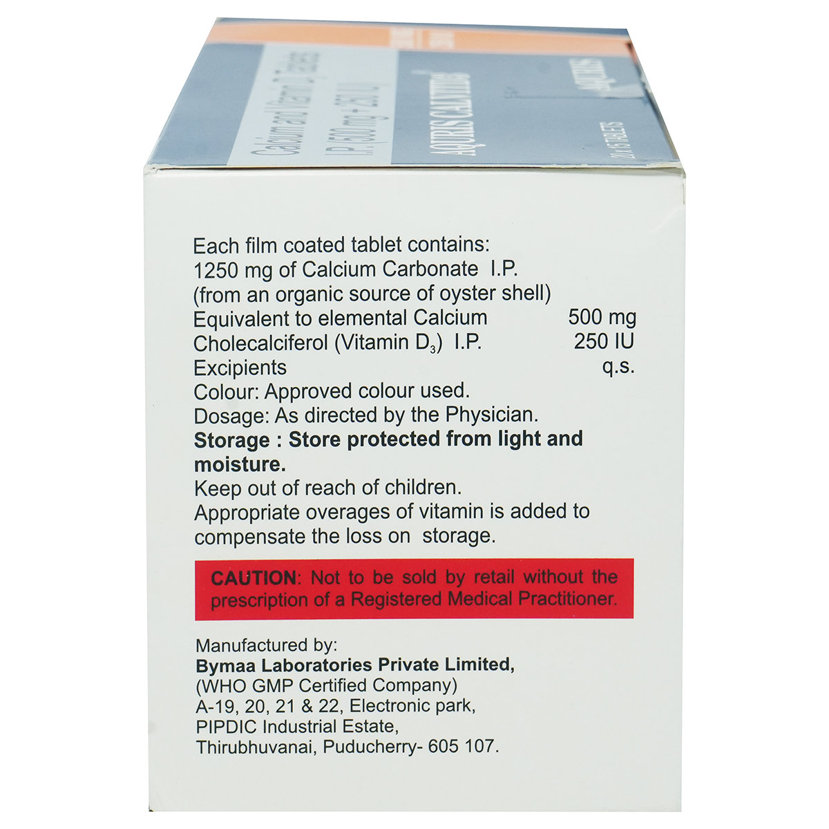 Aquris Calvitd3 Tablet 15's, Pack of 15 Aquris Calvitd3 Tablet 15's, Pack of 15
