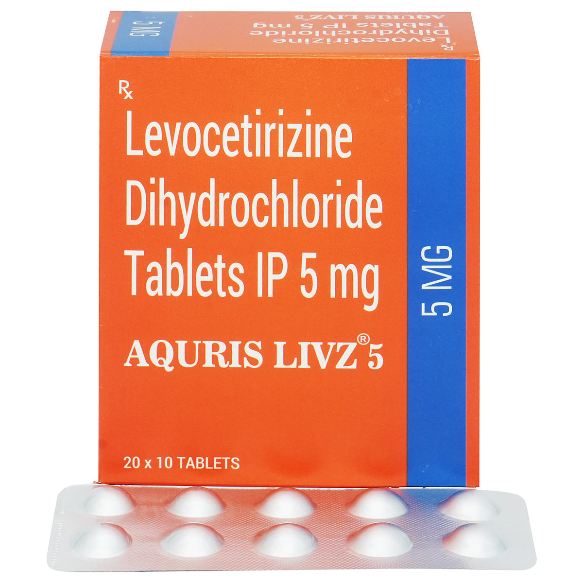 Buy Aquris Livz 5 Tablet 10's Online