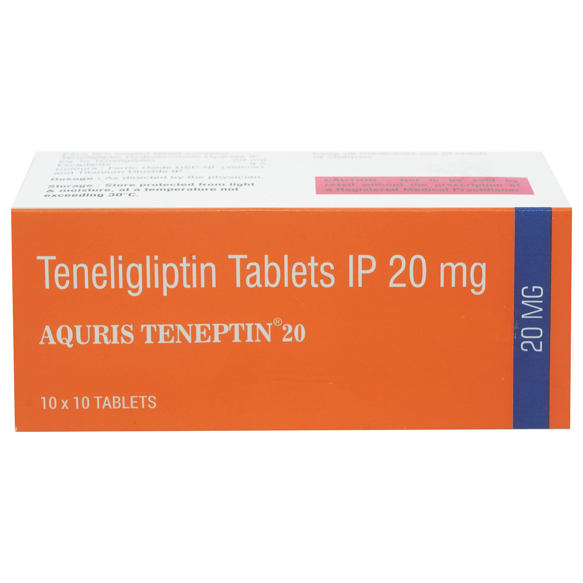 Aquris Teneptin 20 Tablet 10's, Pack of 10 Aquris Teneptin 20 Tablet 10's, Pack of 10