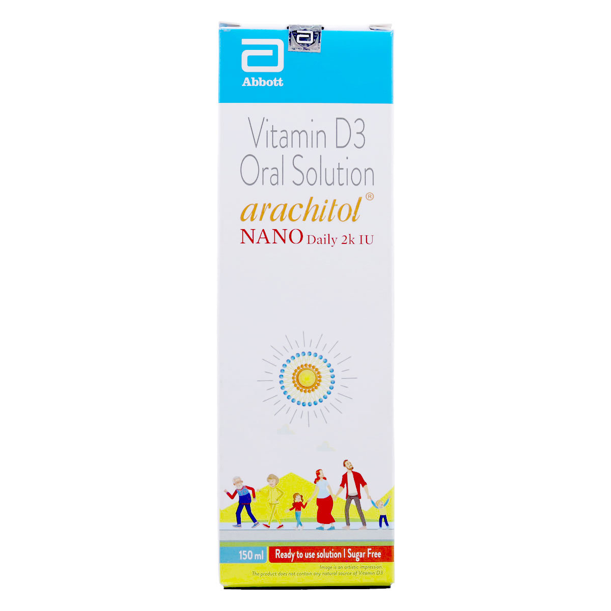 Arachitol Nano Daily 2K IU SF Solution 150 ml, Pack of 1 Arachitol Nano Daily 2K IU SF Solution 150 ml, Pack of 1