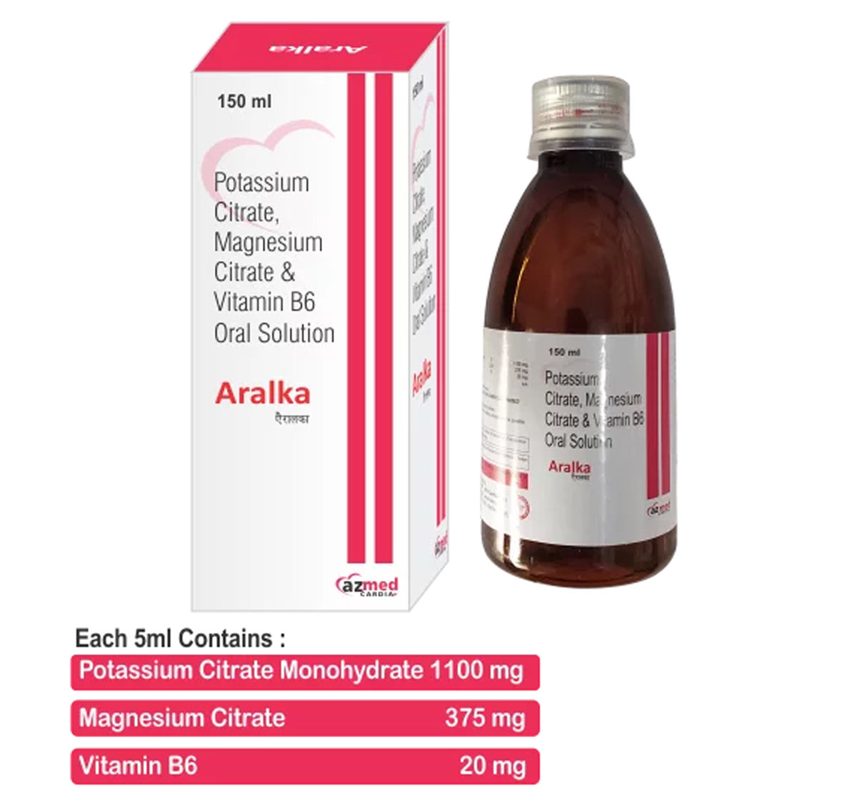 Buy Aralka Oral Solution 150Ml Online