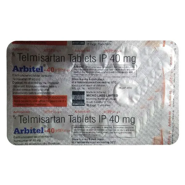 Arbitel-40 Tablet 15's