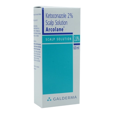 Arcolane 2% Scalp Solution 60 ml, Pack of 1 SOLUTION