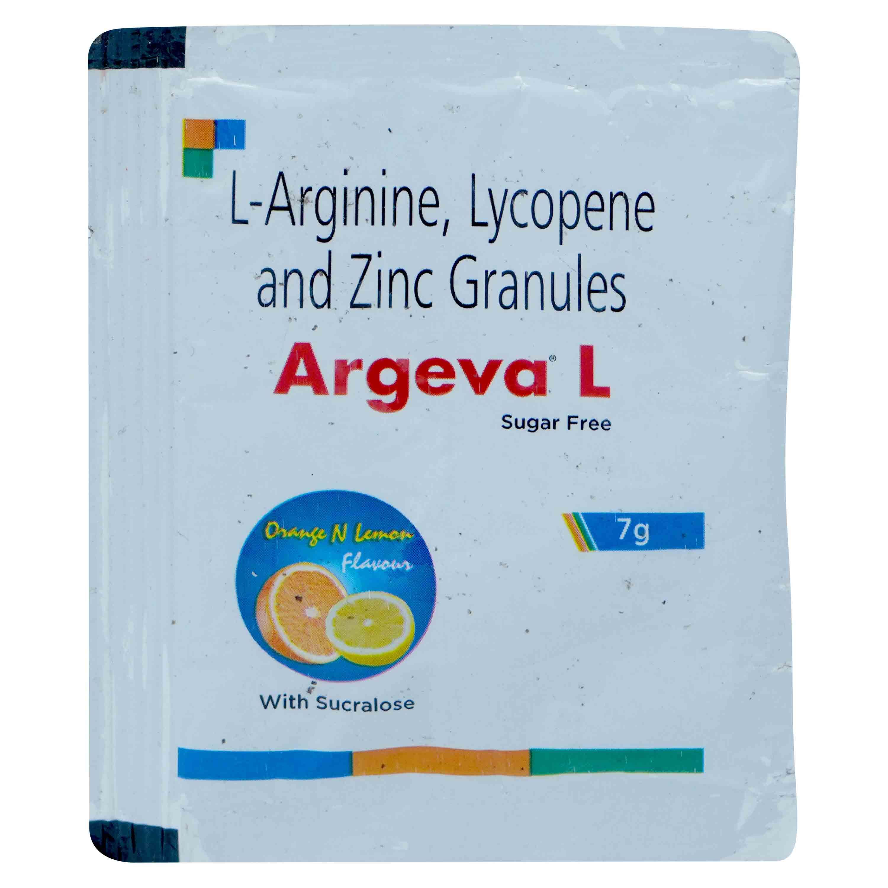 Buy Argeva-L Sugar Free Orange & Lemon Sachet 7 gm Online