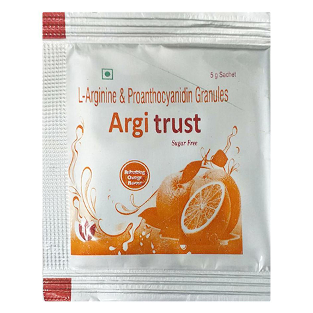 Buy Argitrust Sugar Free Orange Flavour Granules 5 gm Online