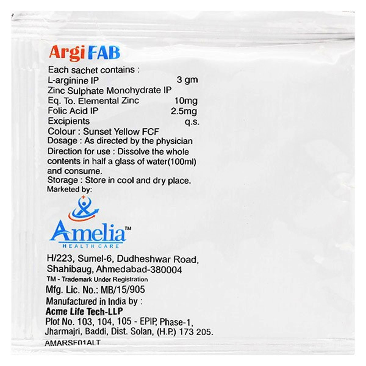 Argifab Sugar Free Orange Granules 10 gm, Pack of 1 Granules Argifab Sugar Free Orange Granules 10 gm, Pack of 1 Granules