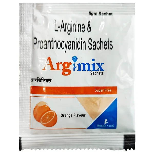 Argimix Sugar Free Orange Flavour Sachet 5 gm, Pack of 1
