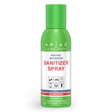 Arias Instant Advanced Sanitizer Spray 200 ml | With Moisturisers &amp; Vitamin E | Kills 99.9% Germs | Safe For Skin &amp; All Surfaces, Pack of 1